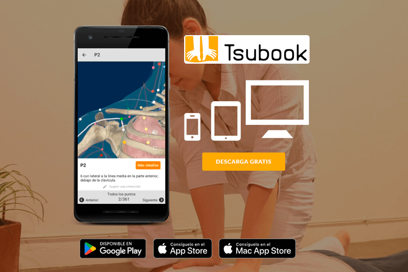 Tsubook APP para los puntos y meridianos